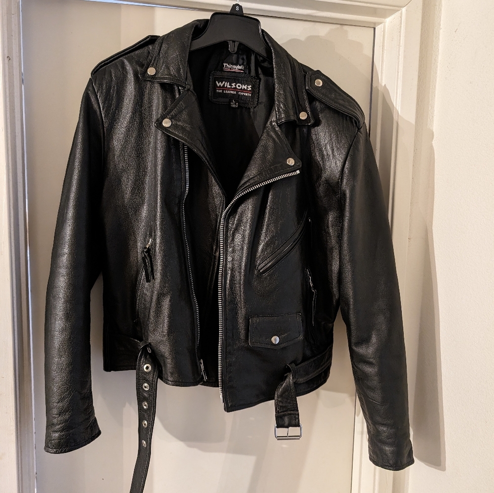 Wilsons Leather Black Jacket